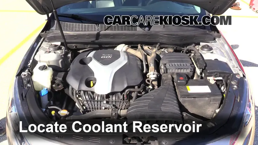 2011 Kia Optima SX 2.0L 4 Cyl. Turbo Antigel (Liquide de Refroidissement) Rincer Antigel